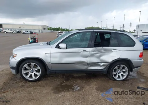 2004 BMW X5 4.8Is из США, поврежденный, VIN 5UXFA93504LE81053